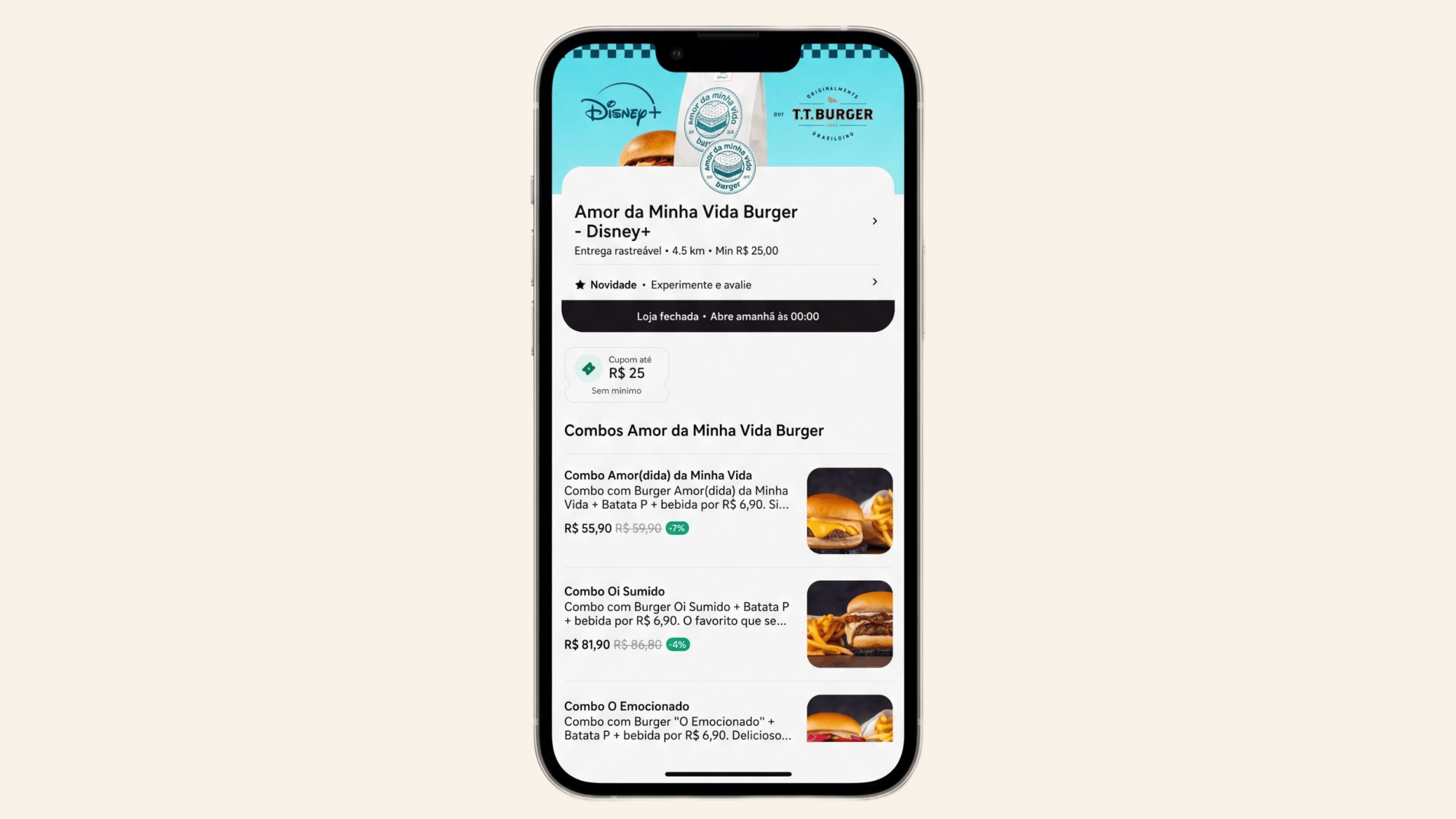 1000218578 Disney+ transforma hamburgueria de Amor da Minha Vida em restaurante real com delivery pelo iFood